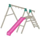 Double swing - ladder - slide
