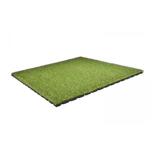 Kunstgras tegel - rubber - 100x100x2,5cm