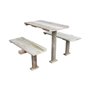 Tafel en bankjes