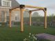 Douglas Pergola 300 x 300 cm – 150x150 mm beams