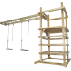 Monkey swing with climbing tower