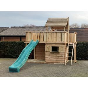 Speeltoestel Balkon 360 - speelhuis - achterwand