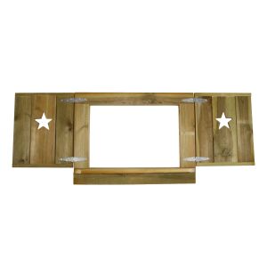 Winkelraam - luikjes ster