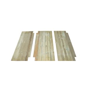 3-delige zandbakdeksel