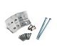 Concrete post L-bracket Stainless Steel