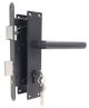 Built-in cylinder lock set (Black)